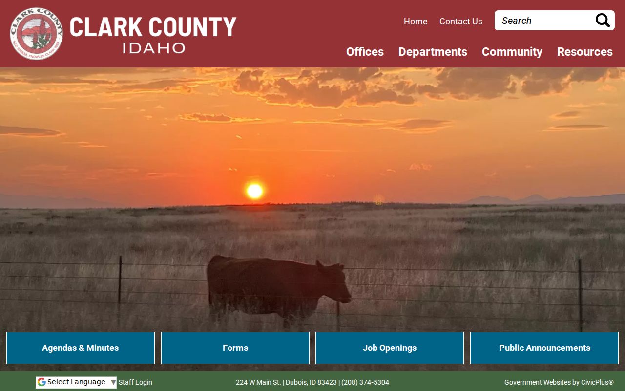 Clark County criminal history county government source