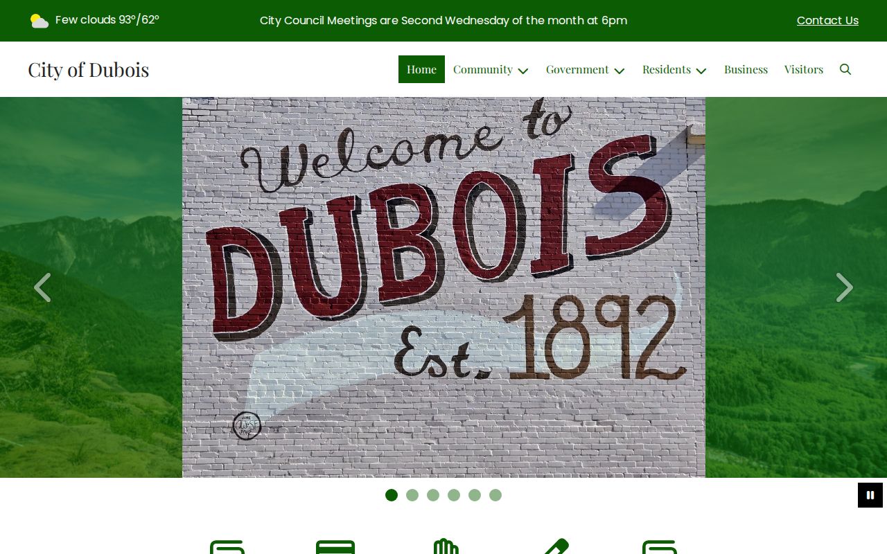 Dubois criminal records city government source